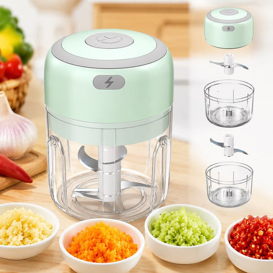 ChopPro™ – Portable Electric Mini Food Chopper / تشوب برو™ – قطّاعة طعام كهربائية صغيرة محمولة